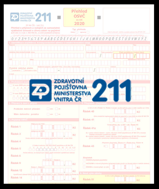211 - ZPMV - (Zdravotní pojišťovna ministerstva vnitra)